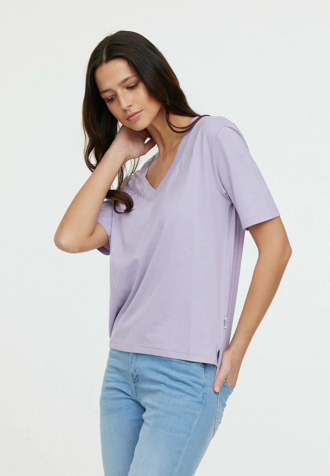 Lee Cooper Adou - T-Shirt Basique - Mauve 4 Lee Cooper Adou - T-Shirt Basique - Mauve – Image 4