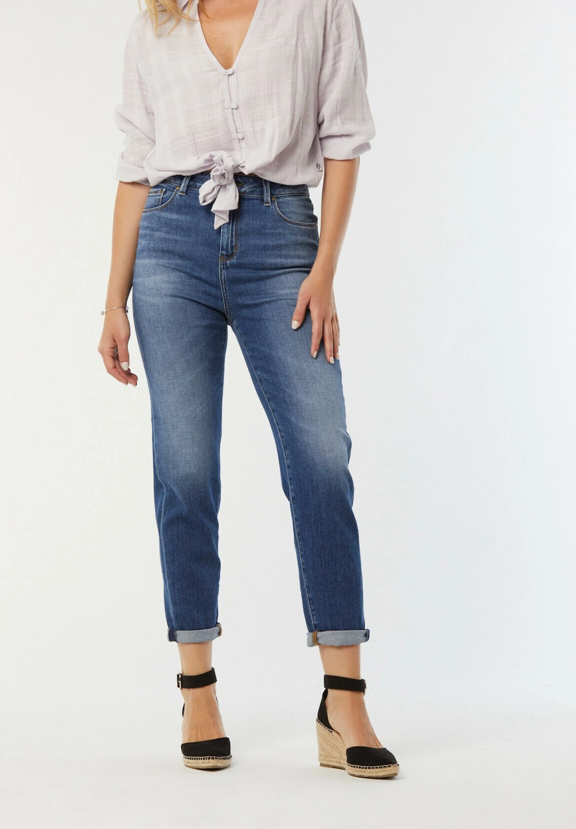 Lee Cooper Jada - Jean Slim - Blue Brushed 2 Lee Cooper Jada - Jean Slim - Blue Brushed – Image 2