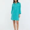 Lee Cooper Lilas - Robe Chemise - Glossy Green