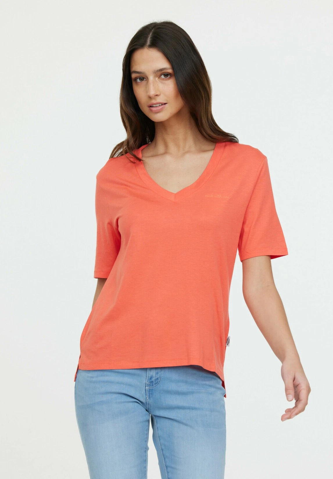 Lee Cooper Adou - T-Shirt Basique - Acide Orange 1 Lee Cooper Adou - T-Shirt Basique - Acide Orange