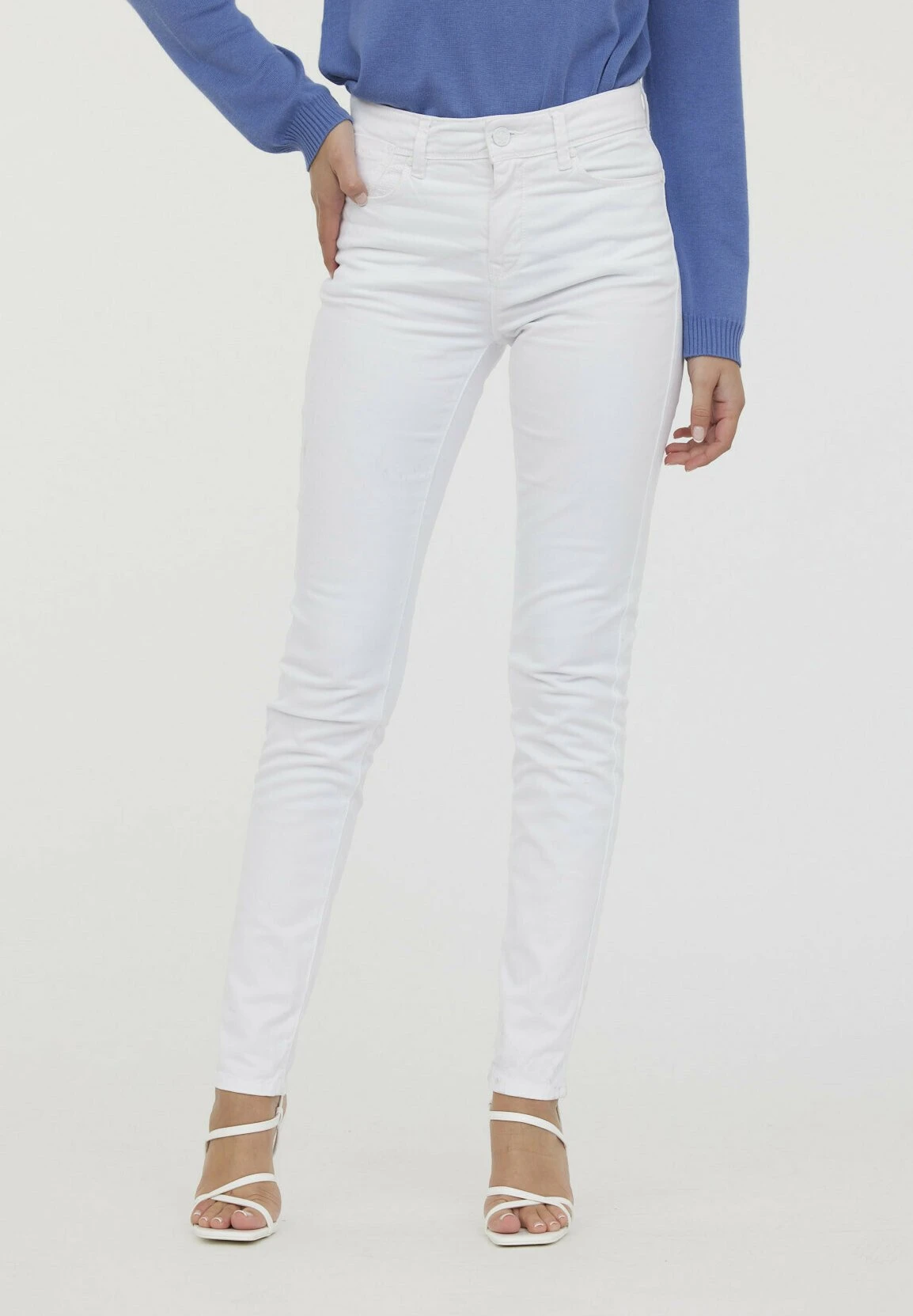 Lee Cooper Jana - Jean Slim - Blanc