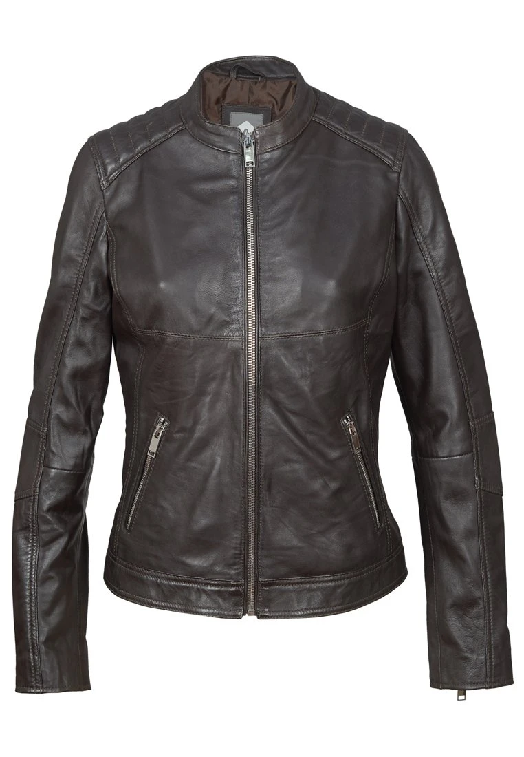 Lee Cooper Attila - Veste En Cuir - Brown 1 Lee Cooper Attila - Veste En Cuir - Brown