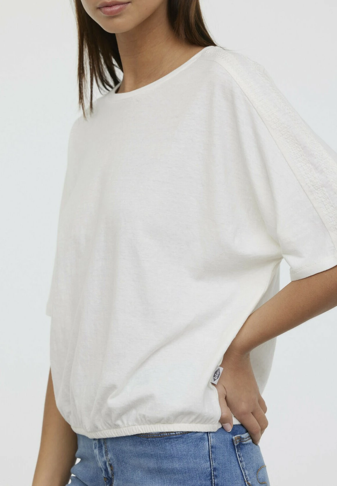 Lee Cooper Ana - T-Shirt Basique - Marshmallow 3 Lee Cooper Ana - T-Shirt Basique - Marshmallow – Image 3