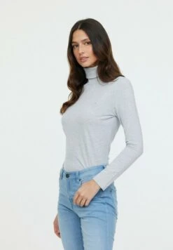 Lee Cooper Asli - T-Shirt À Manches Longues - Gris Chine -Lee Cooper Magasin 38766e991b884b98b2c1cf07a7d521ec