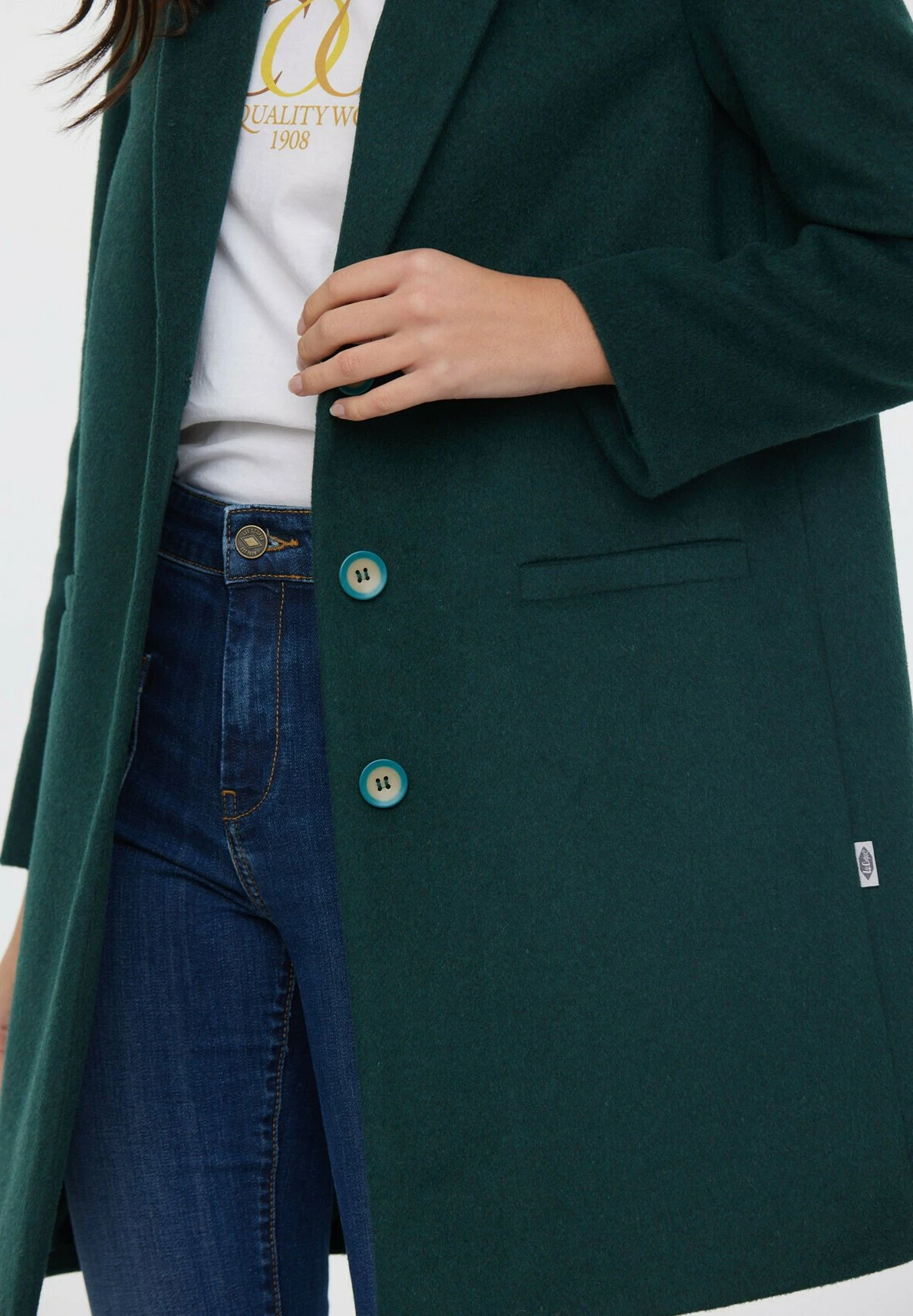 Lee Cooper Fida - Manteau Court - Vert 3 Lee Cooper Fida - Manteau Court - Vert – Image 3