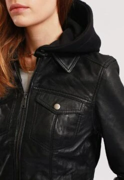 Lee Cooper Baya - Veste En Cuir - Black -Lee Cooper Magasin 3cd27fd246854136adbcf8e82293f39b