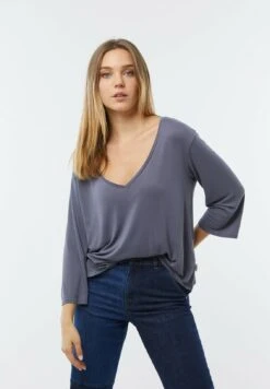 Lee Cooper Amora - T-Shirt À Manches Longues - Baltic Blue