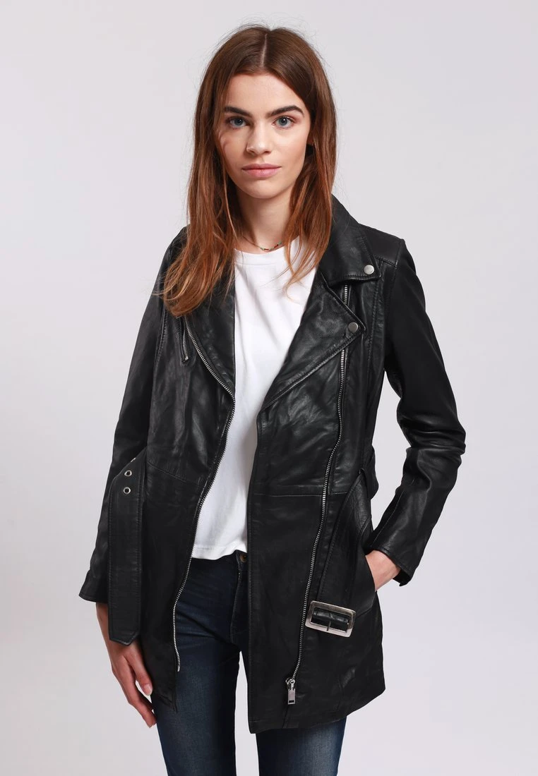 Lee Cooper Beatriz - Veste En Cuir - Black 1 Lee Cooper Beatriz - Veste En Cuir - Black