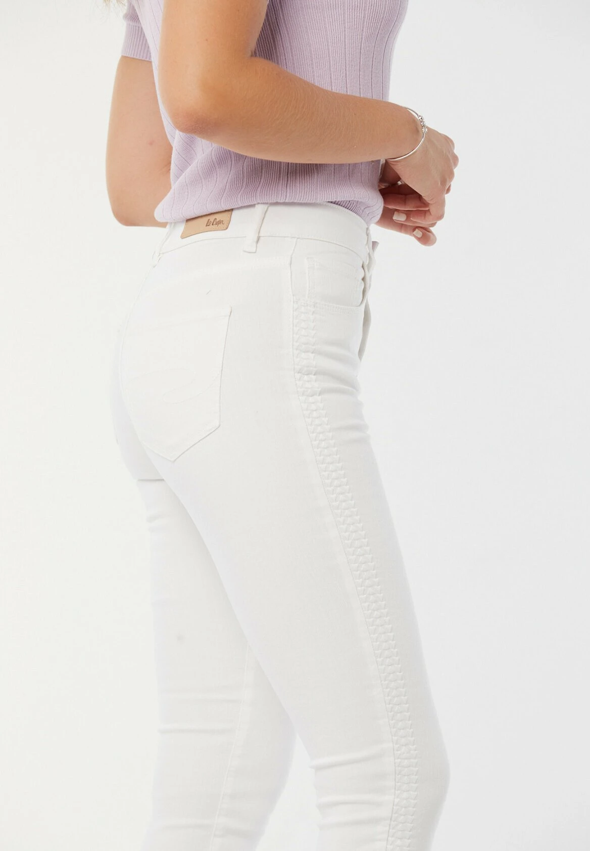 Lee Cooper Lc135 - Jeans Skinny - Blanc 5 Lee Cooper Lc135 - Jeans Skinny - Blanc – Image 5