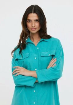 Lee Cooper Lilas - Robe Chemise - Glossy Green 7 Lee Cooper Lilas - Robe Chemise - Glossy Green -Lee Cooper Magasin 554a02d212fd412a85d2ccad97ff336e