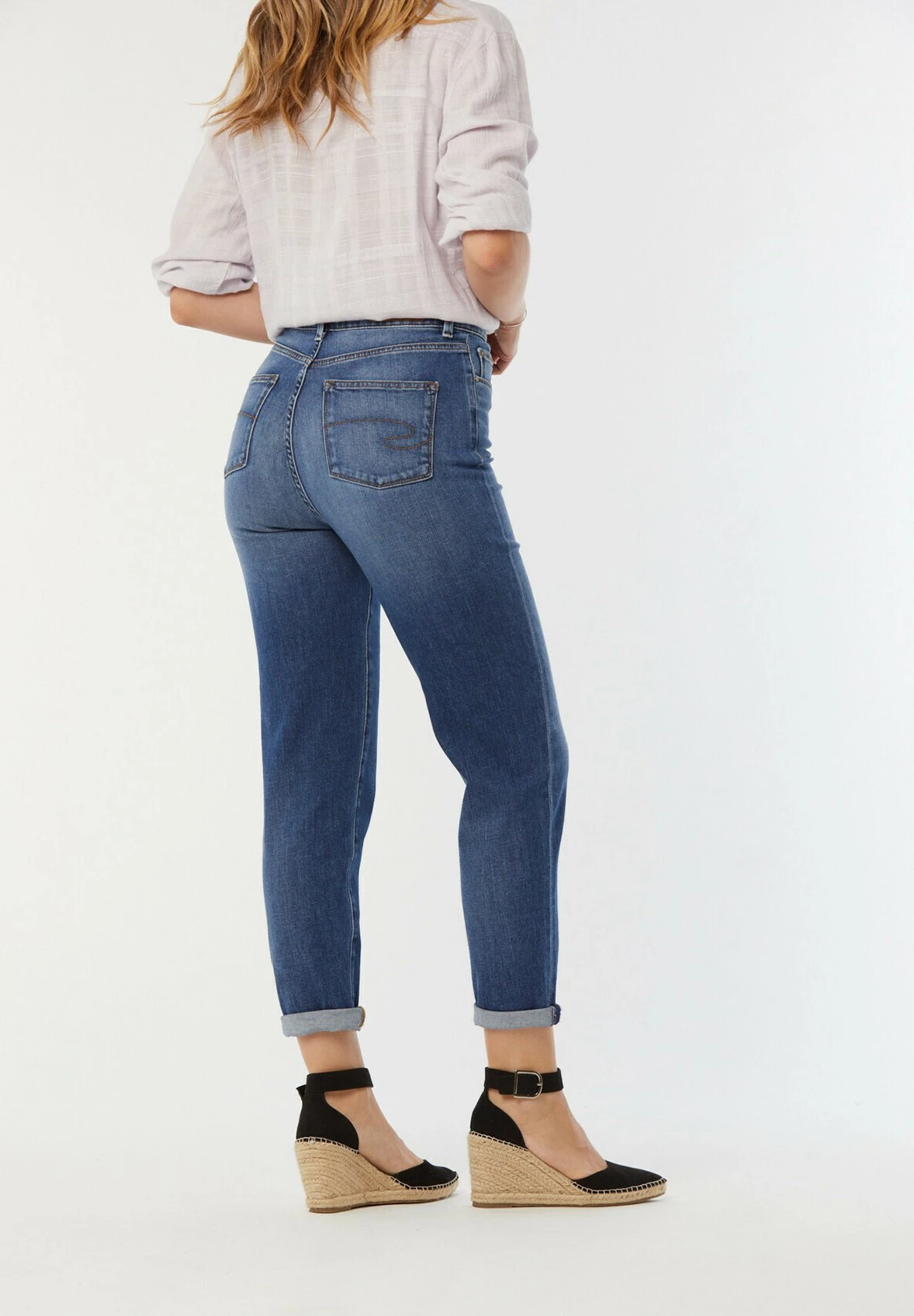 Lee Cooper Jada - Jean Slim - Blue Brushed 3 Lee Cooper Jada - Jean Slim - Blue Brushed – Image 3