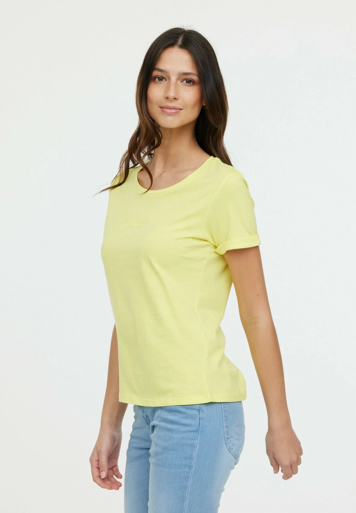 Lee Cooper Arari Mc - T-Shirt Basique - Lemon 4 Lee Cooper Arari Mc - T-Shirt Basique - Lemon – Image 4