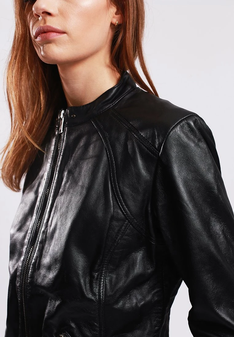 Lee Cooper Brianne - Veste En Cuir - Black 4 Lee Cooper Brianne - Veste En Cuir - Black – Image 4