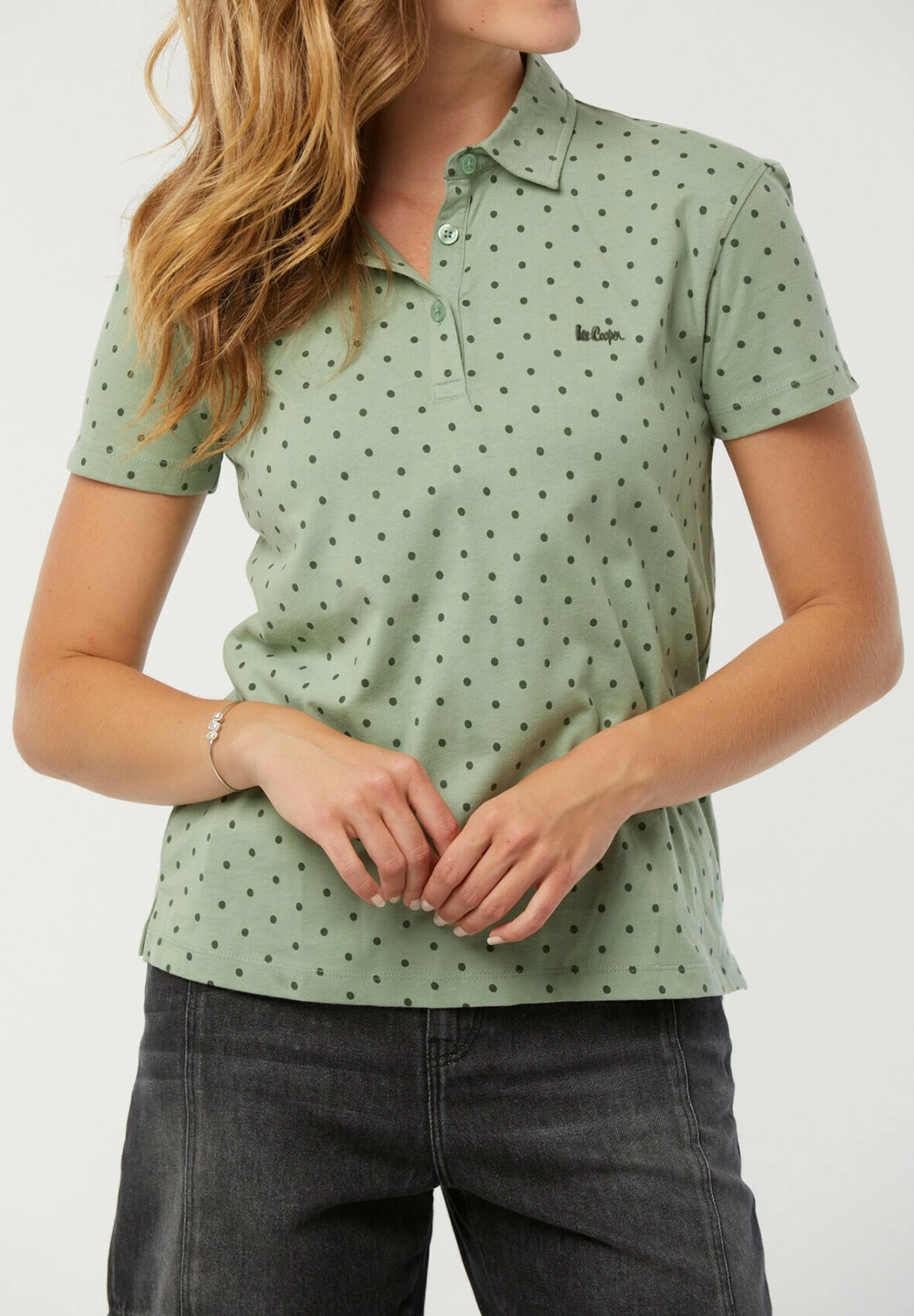 Lee Cooper Bea - Polo - Vert Celadon 3 Lee Cooper Bea - Polo - Vert Celadon – Image 3