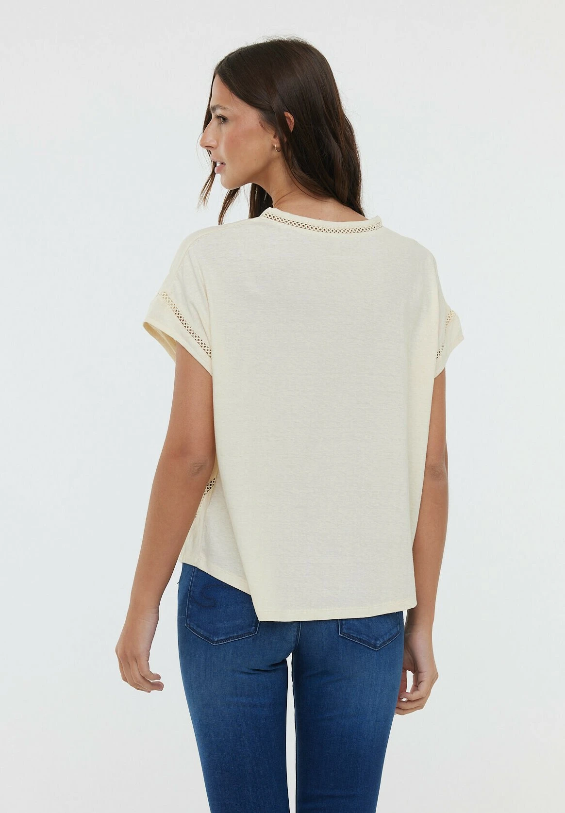 Lee Cooper Acana Mc - T-Shirt Imprimé - Cream 2 Lee Cooper Acana Mc - T-Shirt Imprimé - Cream – Image 2