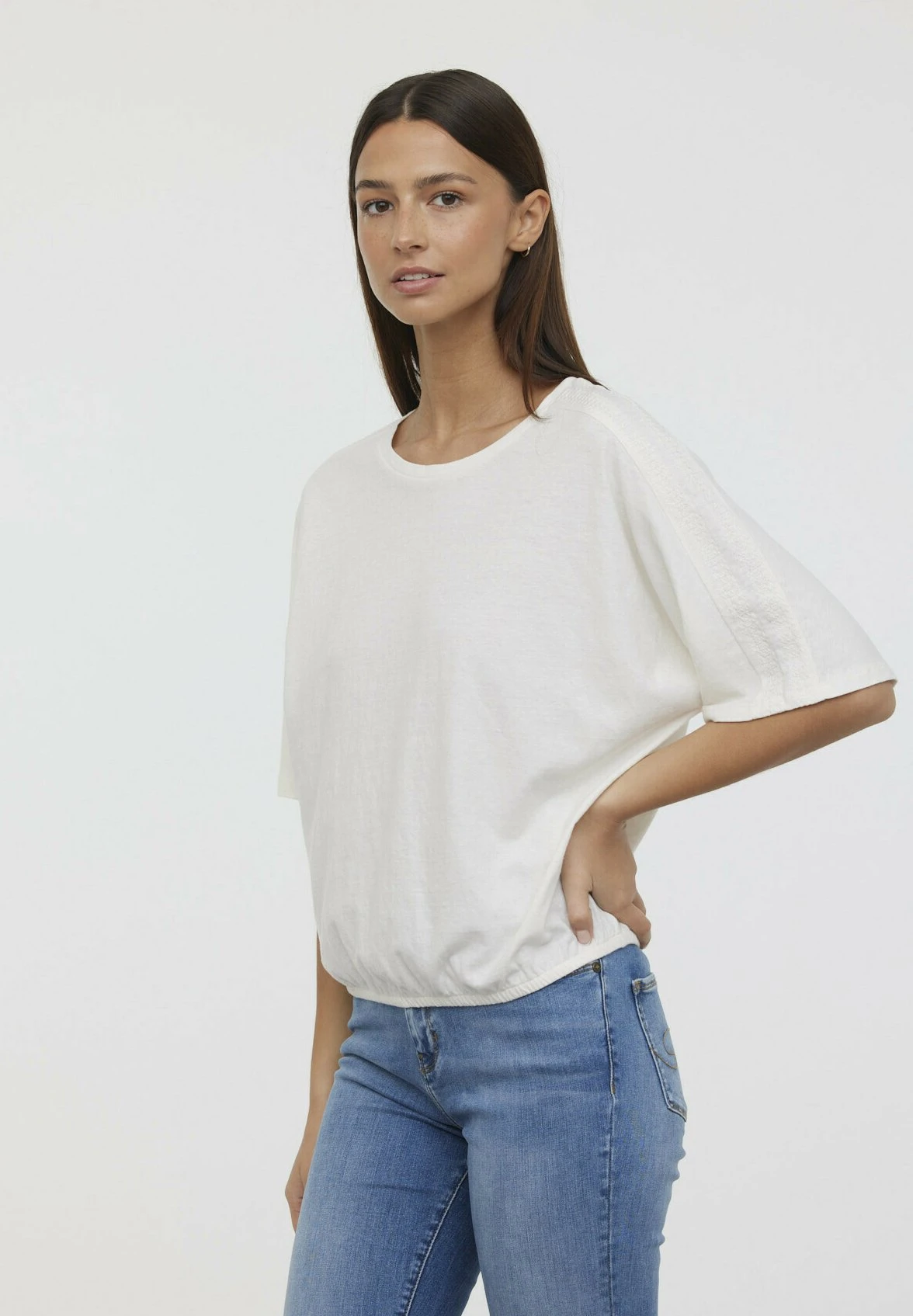 Lee Cooper Ana - T-Shirt Basique - Marshmallow 6 Lee Cooper Ana - T-Shirt Basique - Marshmallow – Image 6