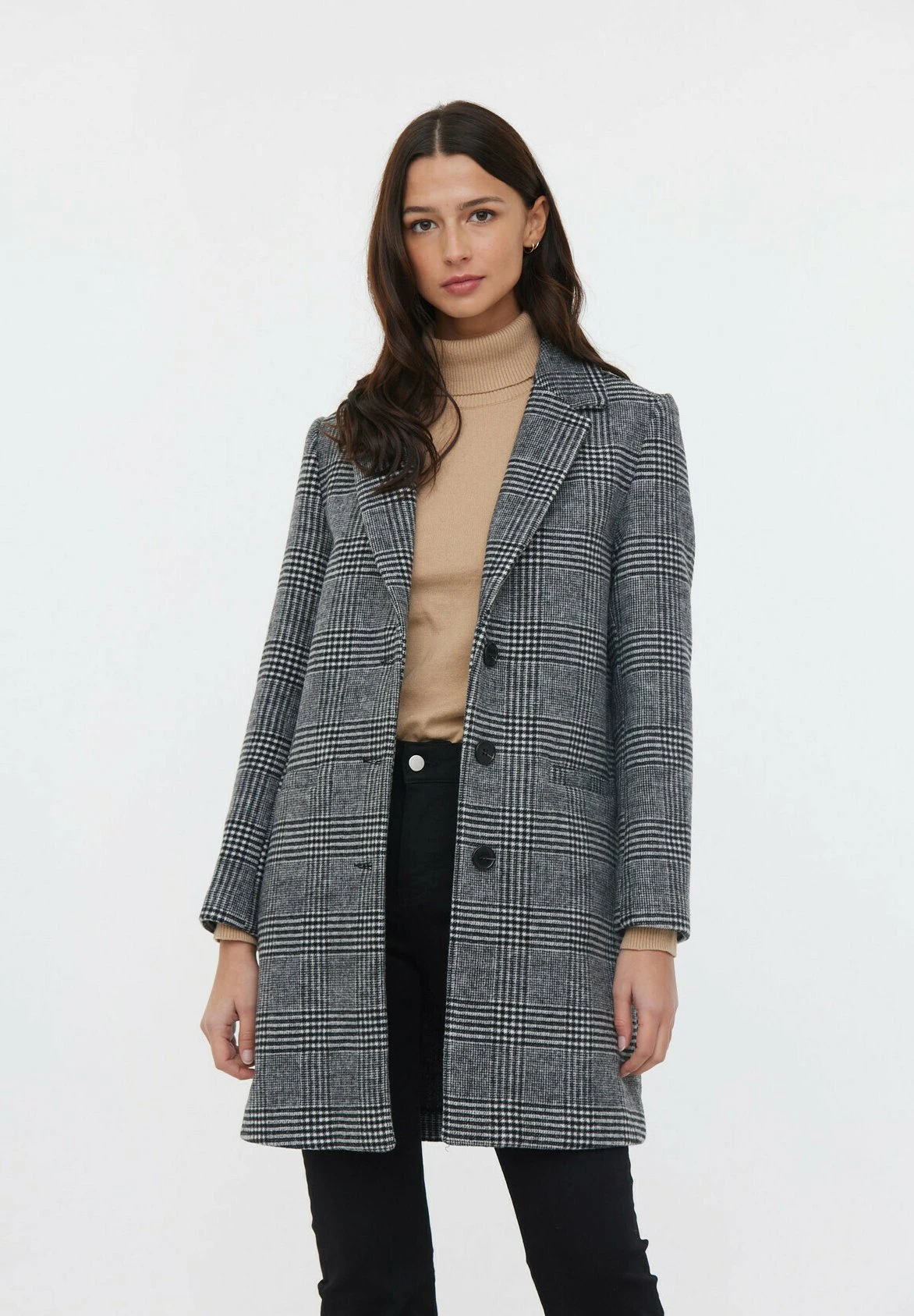 Lee Cooper Fida - Manteau Court - Noir/Blanc 3 Lee Cooper Fida - Manteau Court - Noir/Blanc – Image 3