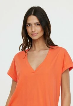 Lee Cooper Alys Mc - T-Shirt Basique - Mandarine 6 Lee Cooper Alys Mc - T-Shirt Basique - Mandarine -Lee Cooper Magasin 816b80cc30624695a4d2b17a7ac16c2f