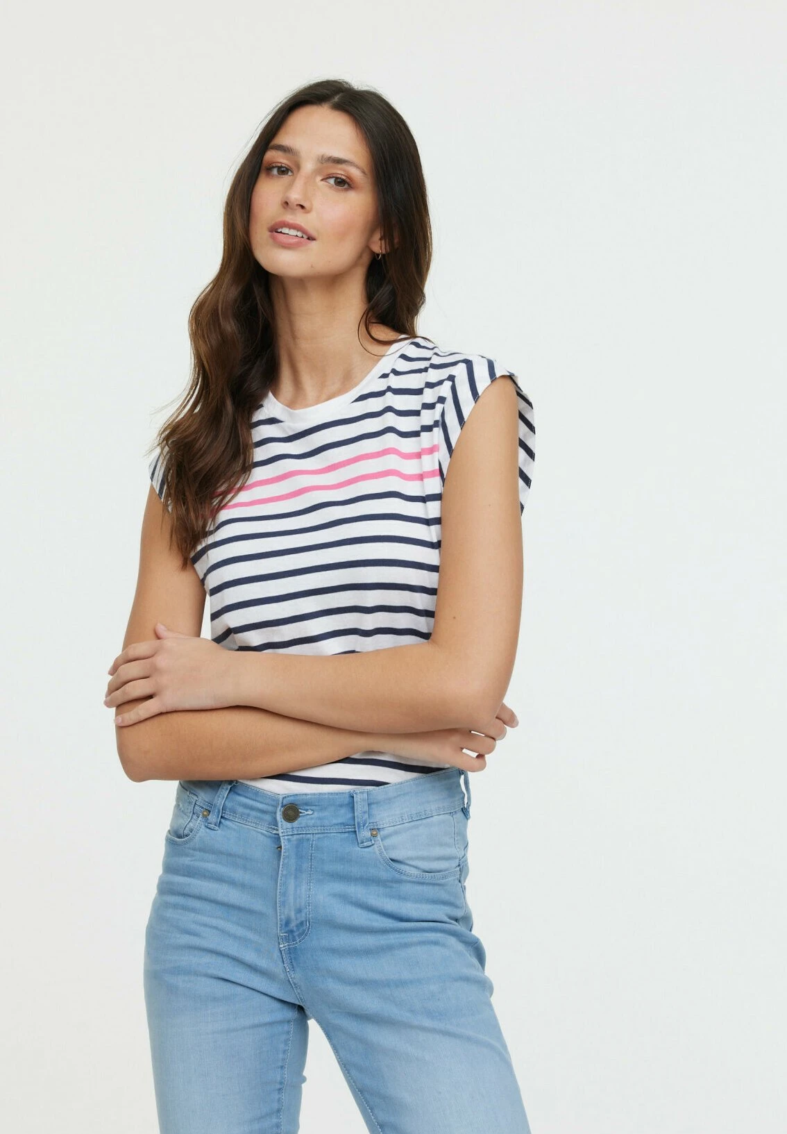 Lee Cooper Afa - T-Shirt Imprimé - Encre Et Fushia 4 Lee Cooper Afa - T-Shirt Imprimé - Encre Et Fushia – Image 4