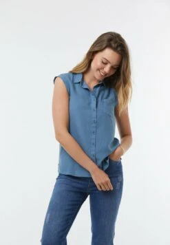 Lee Cooper Day - Chemisier - Grey Blue -Lee Cooper Magasin 84486017b32a4df29a40b5ddc5353c18