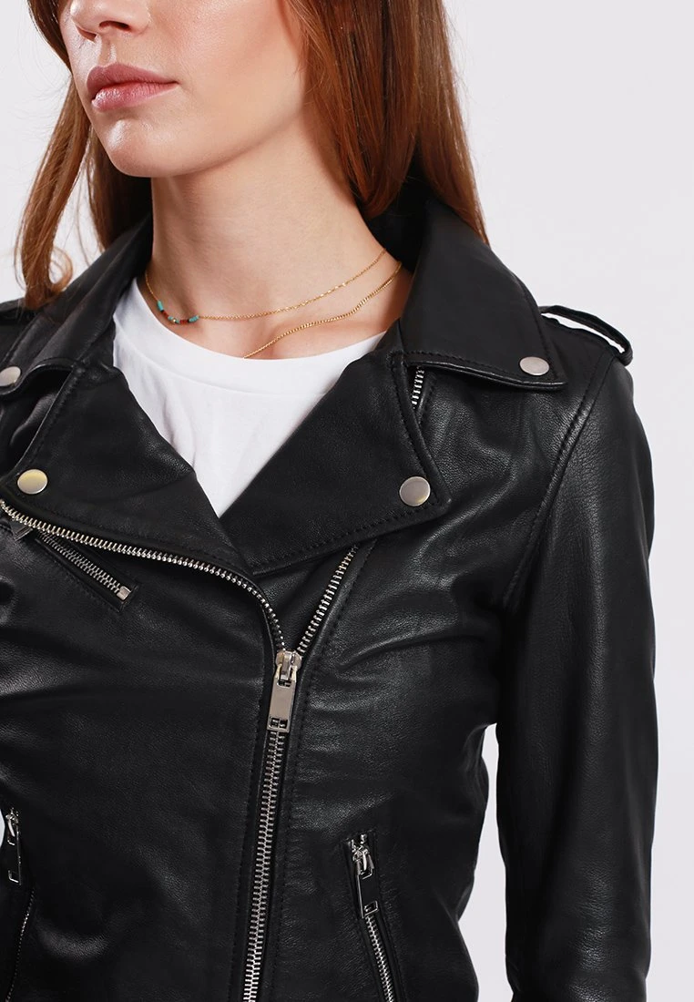 Lee Cooper Bella - Veste En Cuir - Black 4 Lee Cooper Bella - Veste En Cuir - Black – Image 4