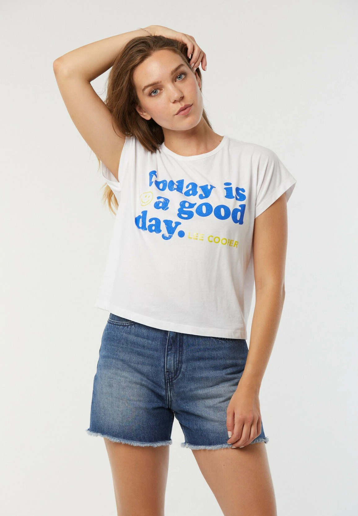 Lee Cooper Abania - T-Shirt Imprimé - Blanc 1 Lee Cooper Abania - T-Shirt Imprimé - Blanc