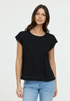 Lee Cooper Aniele Sm - T-Shirt Imprimé - Black