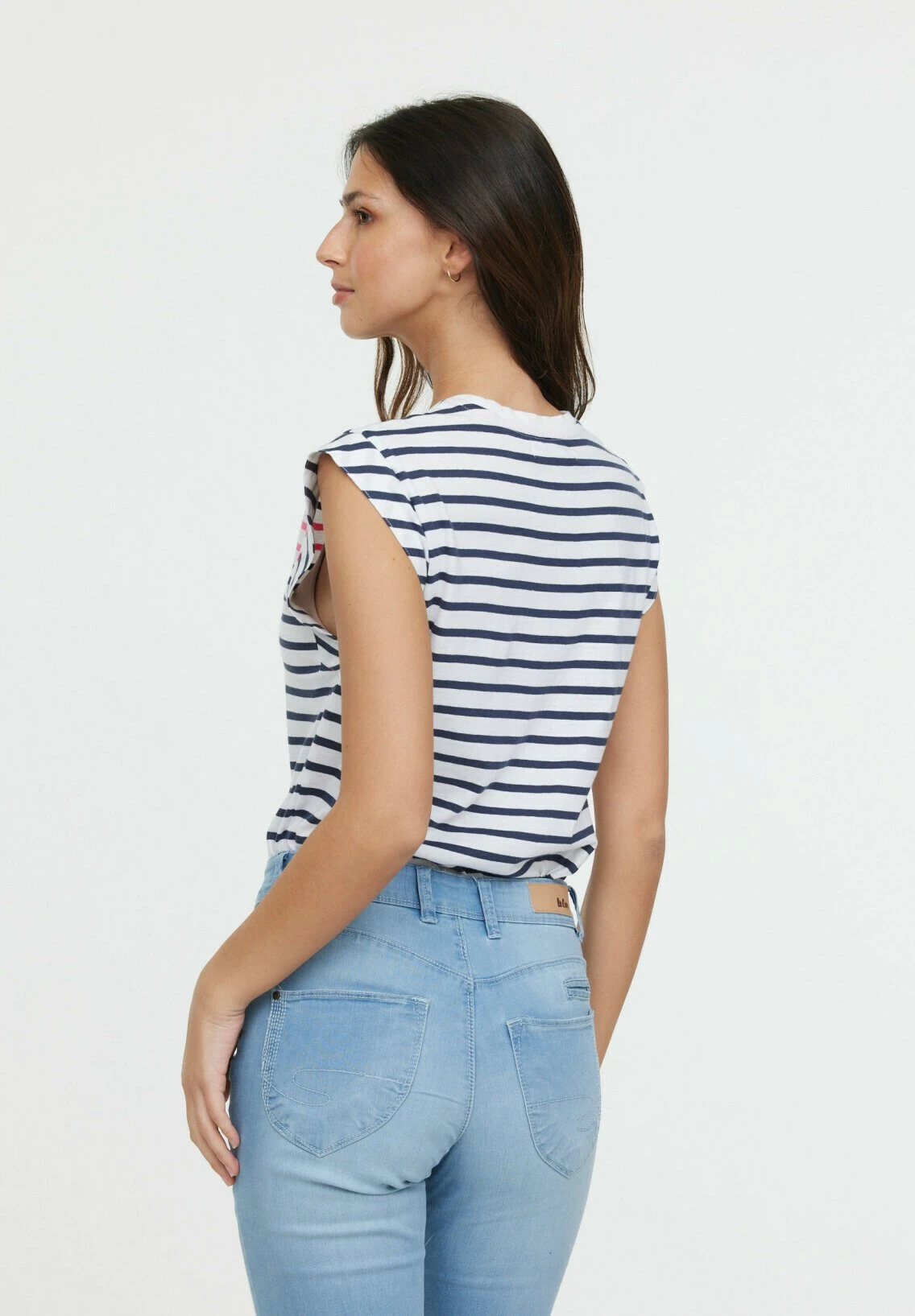 Lee Cooper Afa - T-Shirt Imprimé - Encre Et Fushia 2 Lee Cooper Afa - T-Shirt Imprimé - Encre Et Fushia – Image 2