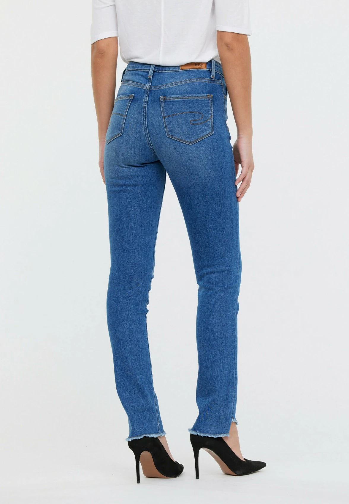 Lee Cooper Jean Slim - Medium Blue Brushed 2 Lee Cooper Jean Slim - Medium Blue Brushed – Image 2