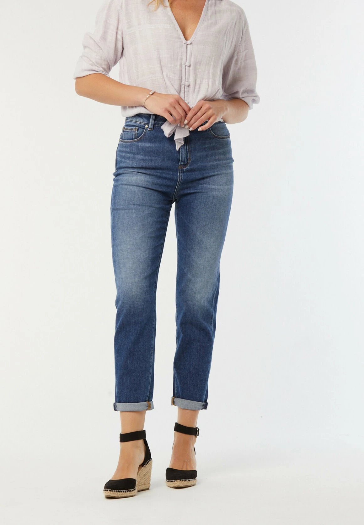 Lee Cooper Jada - Jean Slim - Blue Brushed 7 Lee Cooper Jada - Jean Slim - Blue Brushed – Image 7