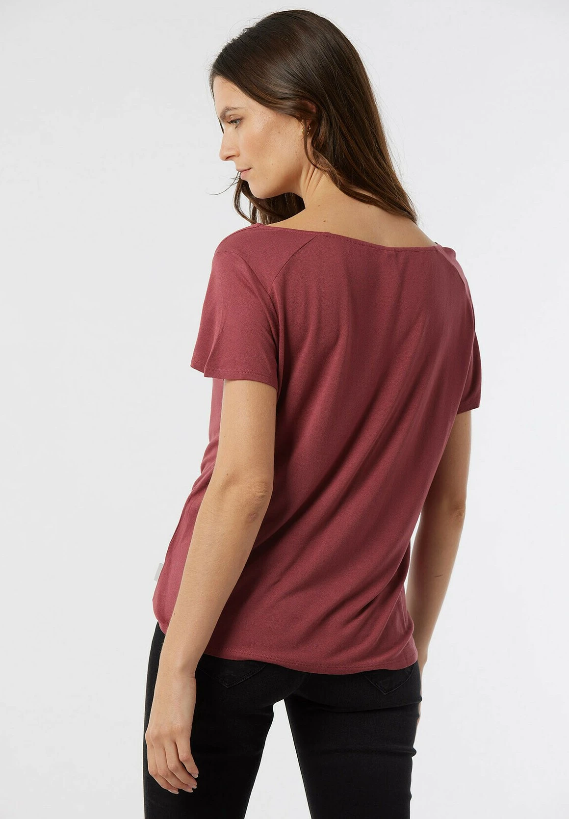 Lee Cooper Azzira - T-Shirt Basique - Vigne 2 Lee Cooper Azzira - T-Shirt Basique - Vigne – Image 2