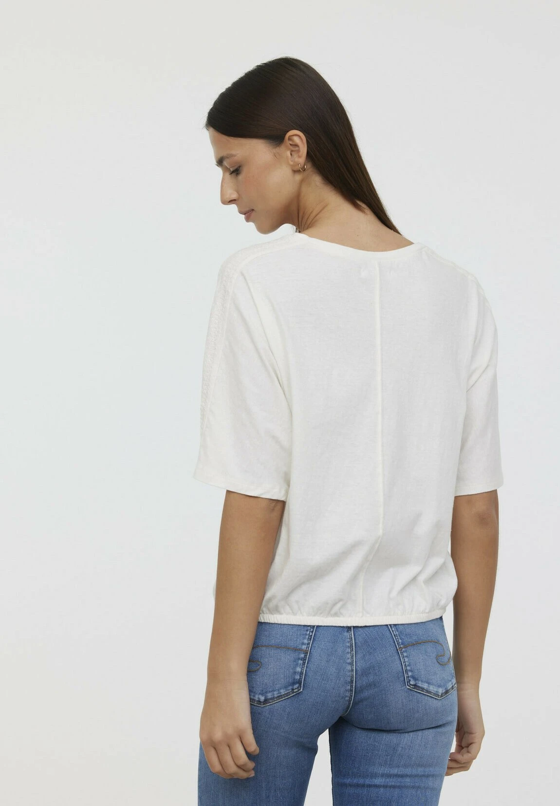 Lee Cooper Ana - T-Shirt Basique - Marshmallow 2 Lee Cooper Ana - T-Shirt Basique - Marshmallow – Image 2