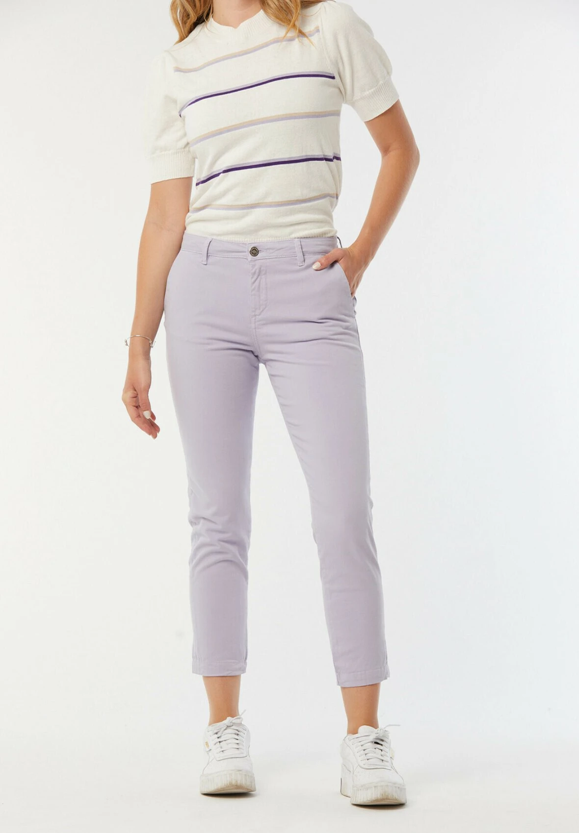 Lee Cooper Jemila - Pantalon Classique - Mauve 1 Lee Cooper Jemila - Pantalon Classique - Mauve