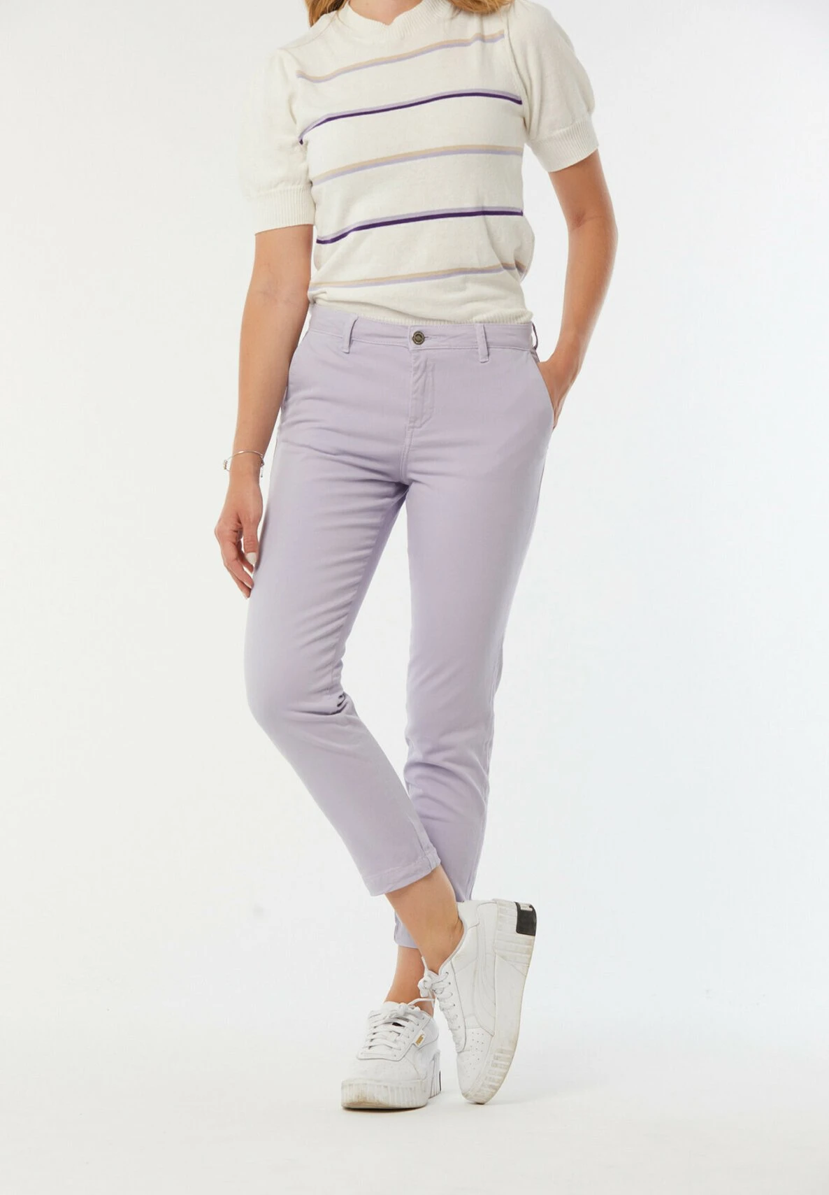 Lee Cooper Jemila - Pantalon Classique - Mauve 4 Lee Cooper Jemila - Pantalon Classique - Mauve – Image 4