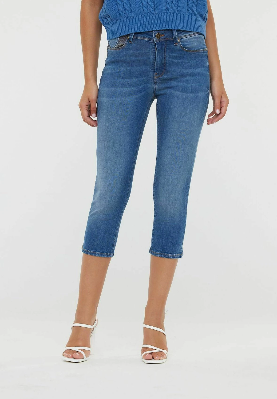 Lee Cooper Jalina - Jean Slim - Medium Bright Blue 1 Lee Cooper Jalina - Jean Slim - Medium Bright Blue