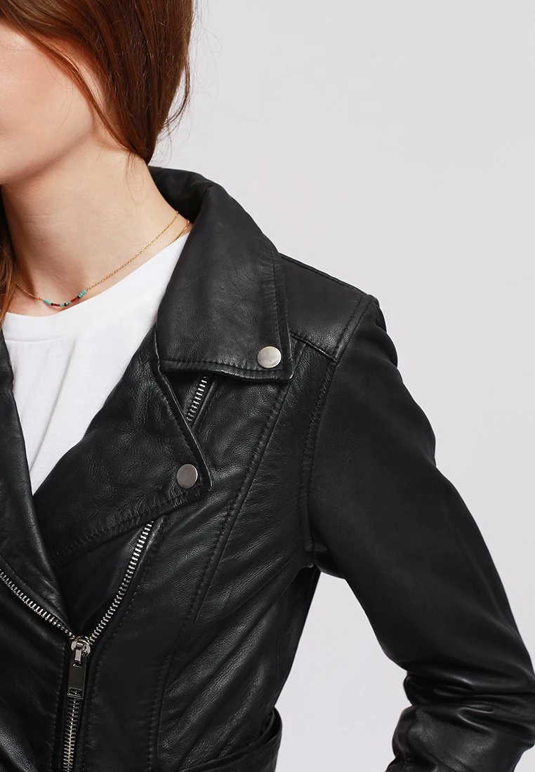 Lee Cooper Beatriz - Veste En Cuir - Black 4 Lee Cooper Beatriz - Veste En Cuir - Black – Image 4