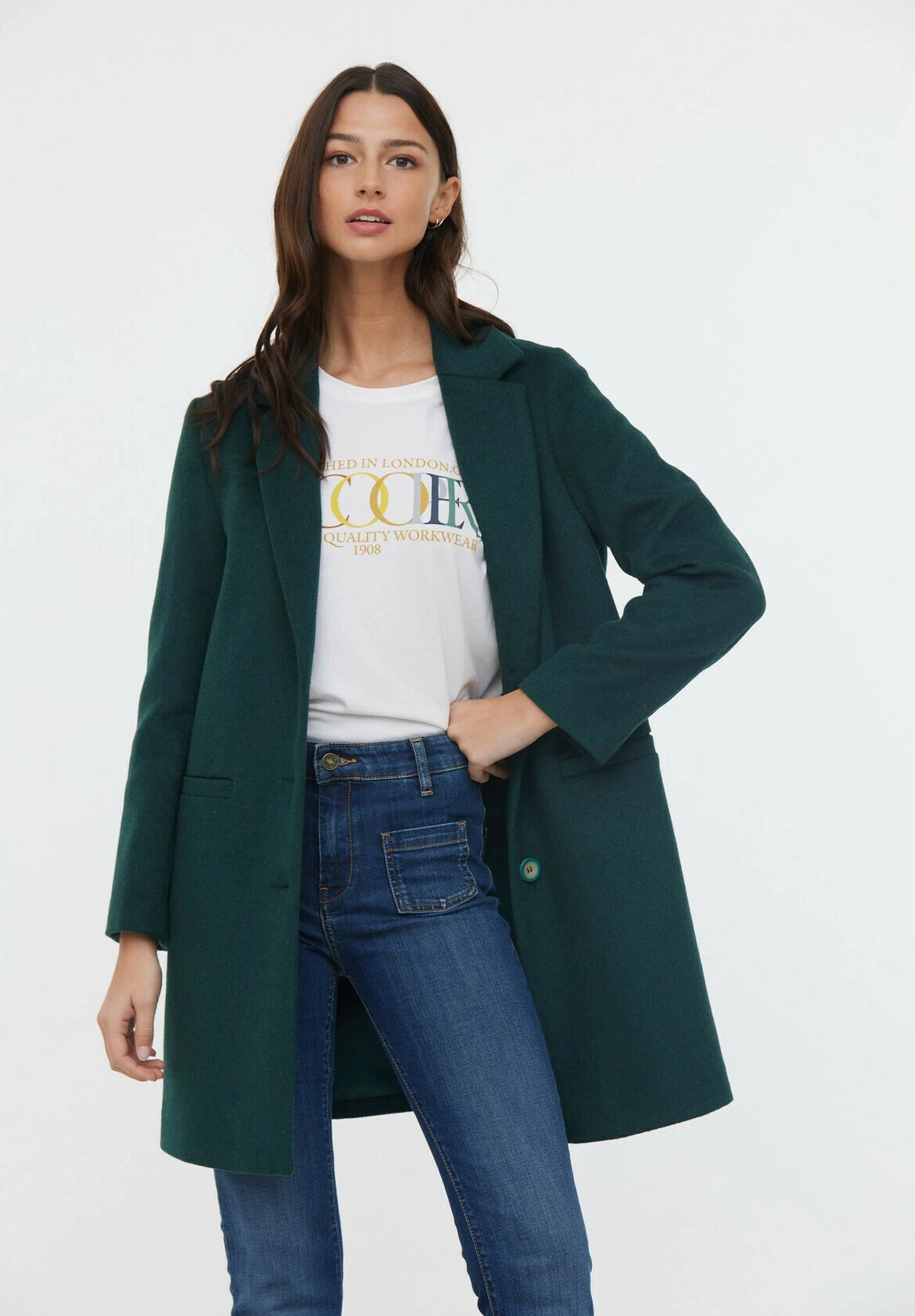 Lee Cooper Fida - Manteau Court - Vert 5 Lee Cooper Fida - Manteau Court - Vert – Image 5