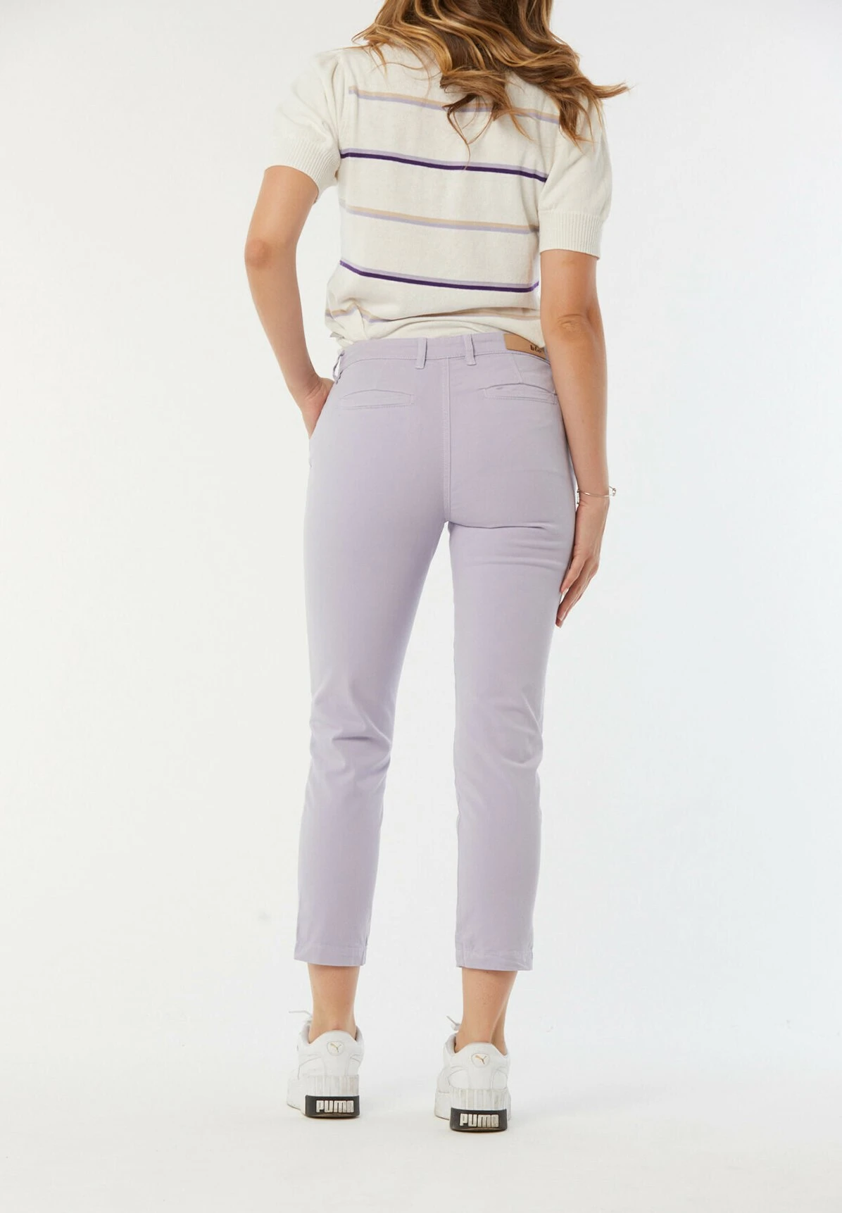 Lee Cooper Jemila - Pantalon Classique - Mauve 2 Lee Cooper Jemila - Pantalon Classique - Mauve – Image 2
