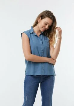 Lee Cooper Day - Chemisier - Grey Blue -Lee Cooper Magasin f09c0ba18e914c15b38148e8b6b4aaf9