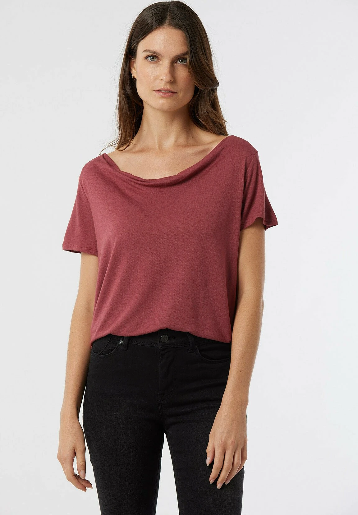 Lee Cooper Azzira - T-Shirt Basique - Vigne 1 Lee Cooper Azzira - T-Shirt Basique - Vigne